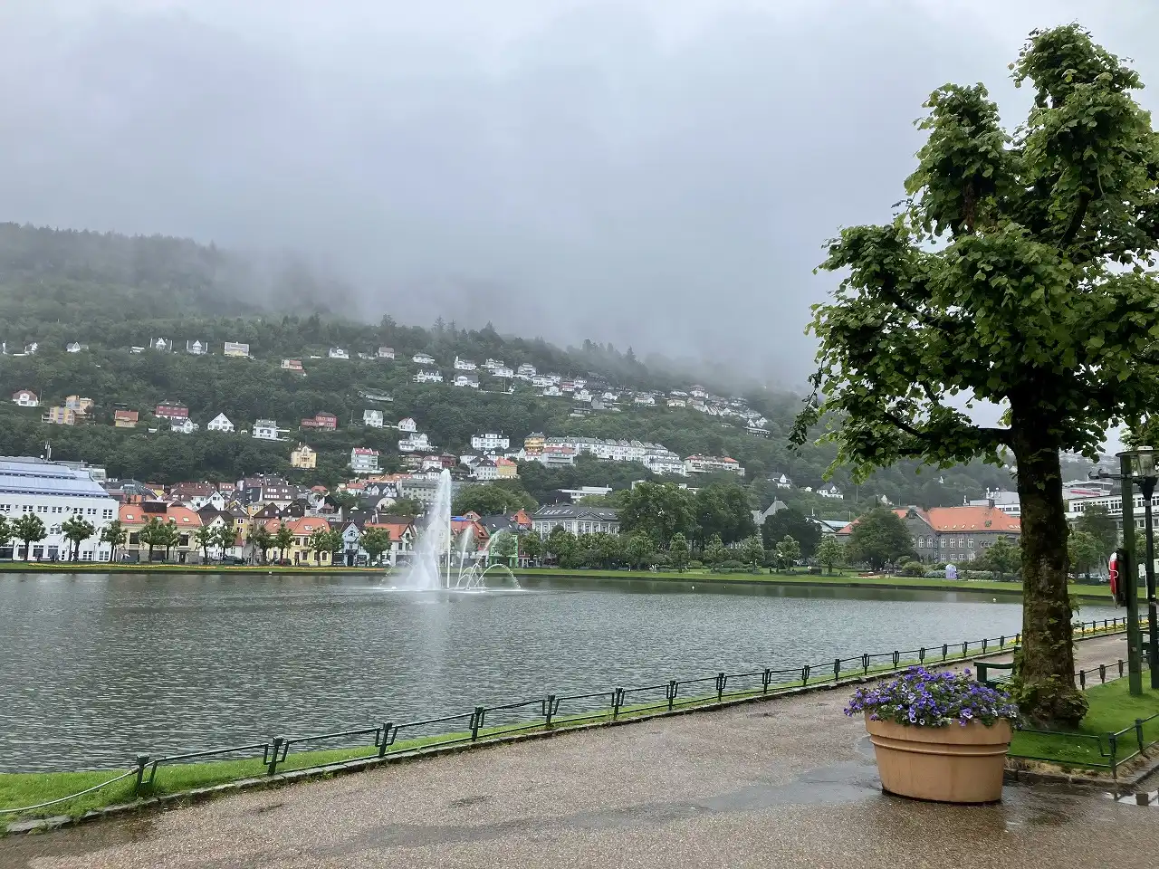 小ルンゲゴース湖 Lille Lungegårdsvann