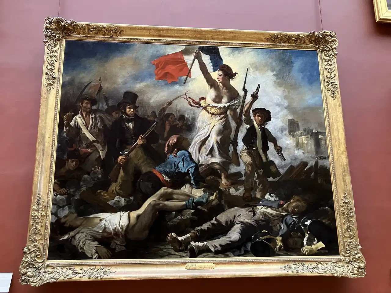 ドラクロワ F.V.E.Delacroix, 民衆を導く自由の女神 La Liberté guidant le peuple