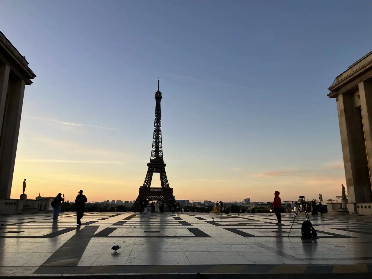 シャイヨー宮 Palais de Chaillot エッフェル塔 La tour Eiffel