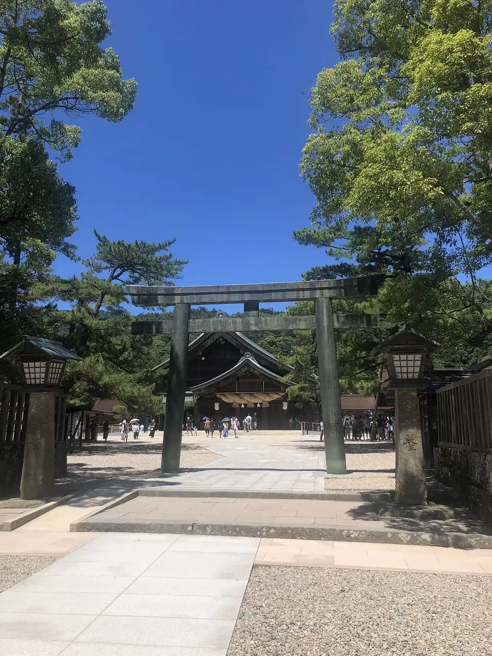 出雲大社 銅鳥居