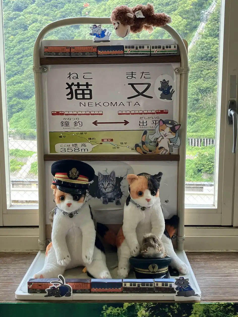 黒部峡谷鉄道 宇奈月駅 猫又
